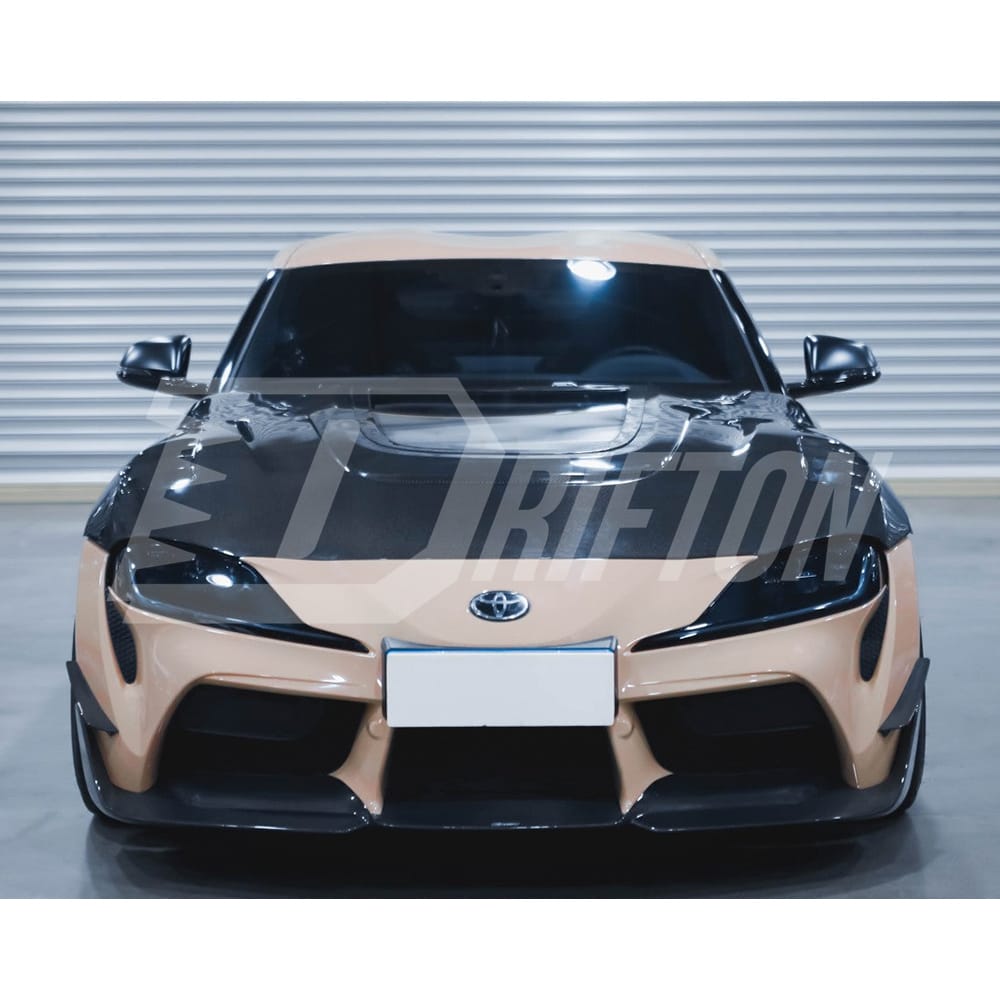 CMST Style Carbon Fiber Glass Transparent Hood For Toyota Supra MK5 A90 A91 GR 2019-2024