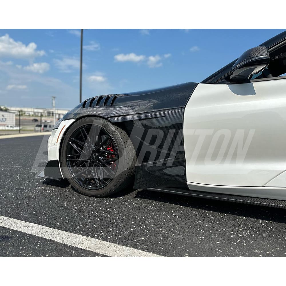 EVS Carbon Fiber Front Fender For Toyota Supra MK5 A90 A91 GR 2019-2024