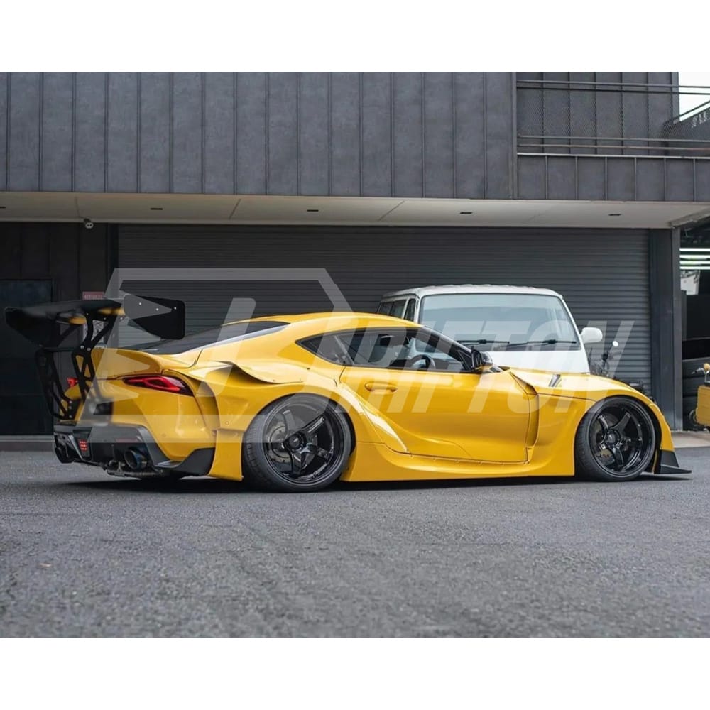 HKS Style Glass Fiber Rear Spoiler GT Wing For Toyota Supra MK5 A90 A91 GR 2019-2024