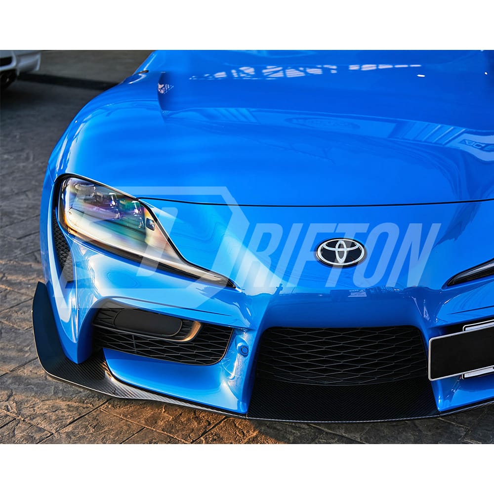 TRD Style Carbon Fiber Front Lip For Toyota Supra MK5 A90 A91 GR 2019-2024