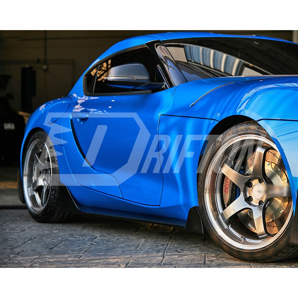 TRD Style Carbon Fiber Side Skirt For Toyota Supra MK5 A90 A91 GR 2019-2024