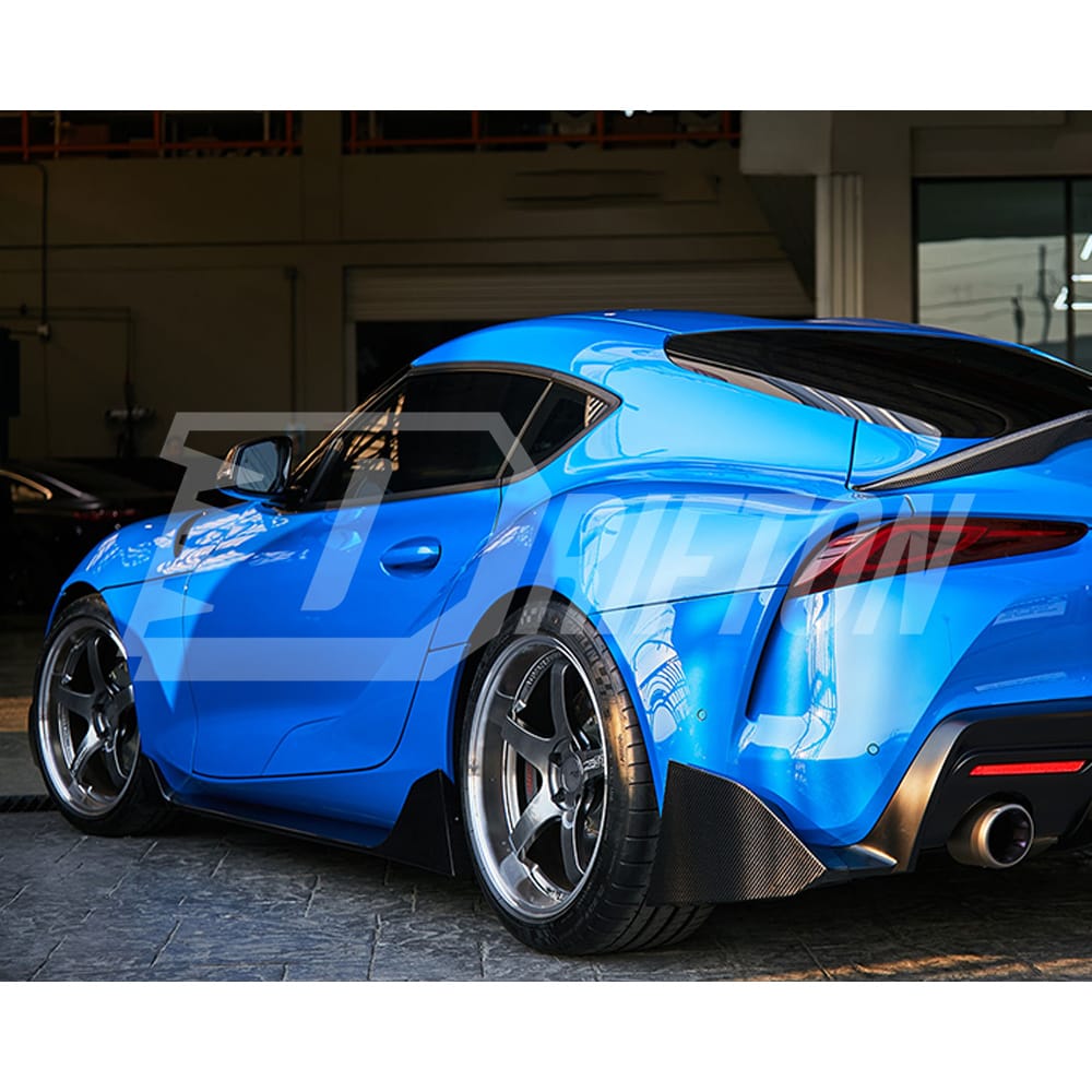 TRD Style Carbon Fiber Side Skirt For Toyota Supra MK5 A90 A91 GR 2019-2024