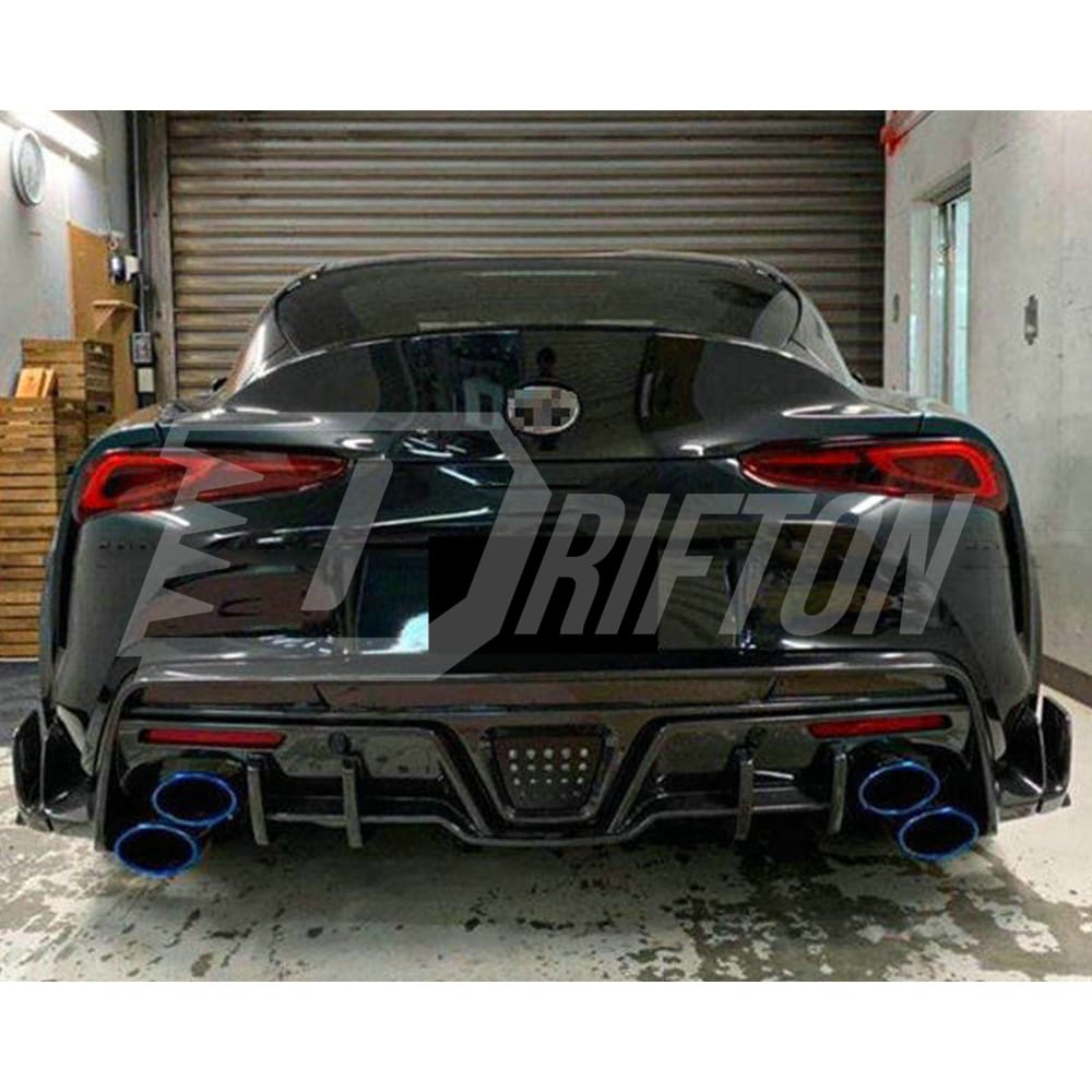 Toms Style Carbon Fiber Rear Diffuser For Toyota Supra MK5 A90 A91 GR 2019-2024