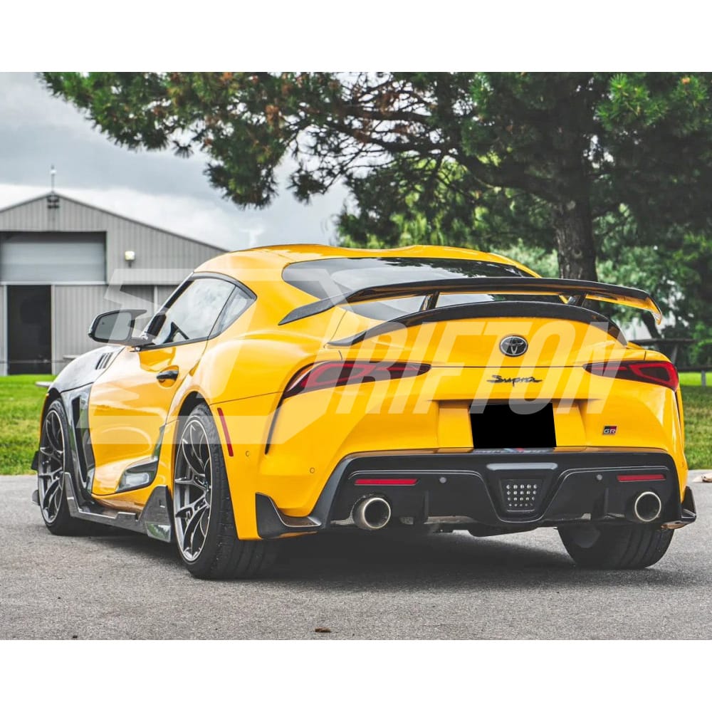 Toms Style Carbon Fiber Side Skirt For Toyota Supra MK5 A90 A91 GR 2019-2024
