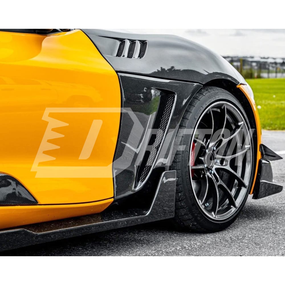 Toms Style Carbon Fiber Side Skirt For Toyota Supra MK5 A90 A91 GR 2019-2024