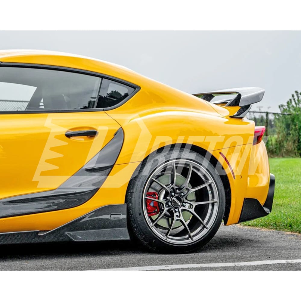 Toms Style Carbon Fiber Side Skirt For Toyota Supra MK5 A90 A91 GR 2019-2024