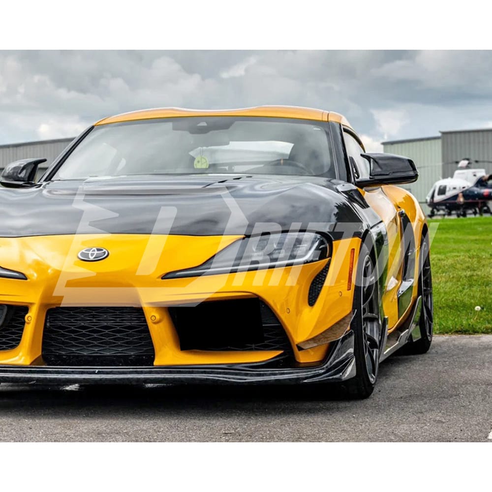 Toms Style Carbon Fiber Side Skirt For Toyota Supra MK5 A90 A91 GR 2019-2024