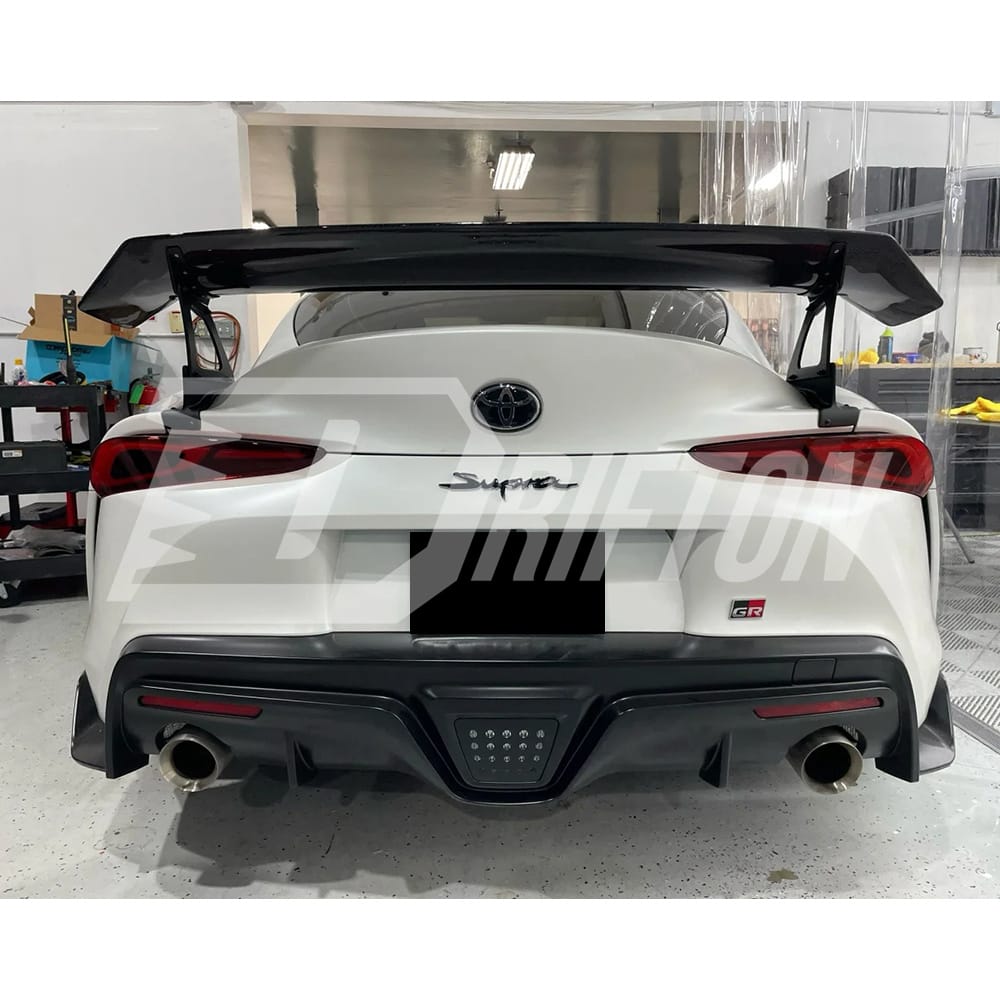 Voltex Style Carbon Fiber GT Rear Rear Spoiler For Toyota Supra MK5 A90 A91 GR 2019-2024