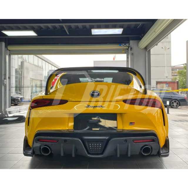 A Style Carbon Fiber Rear Spoiler Trunk Wing For Toyota Supra MK5 A90 A91 GR 2019-2024