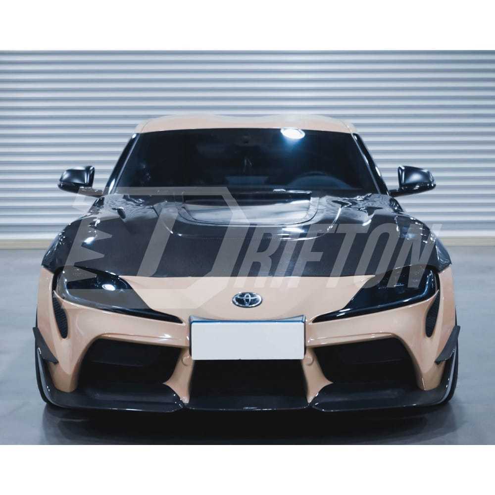 CMST Style Carbon Fiber Glass Transparent Hood For Toyota Supra MK5 A90 A91 GR 2019-2024