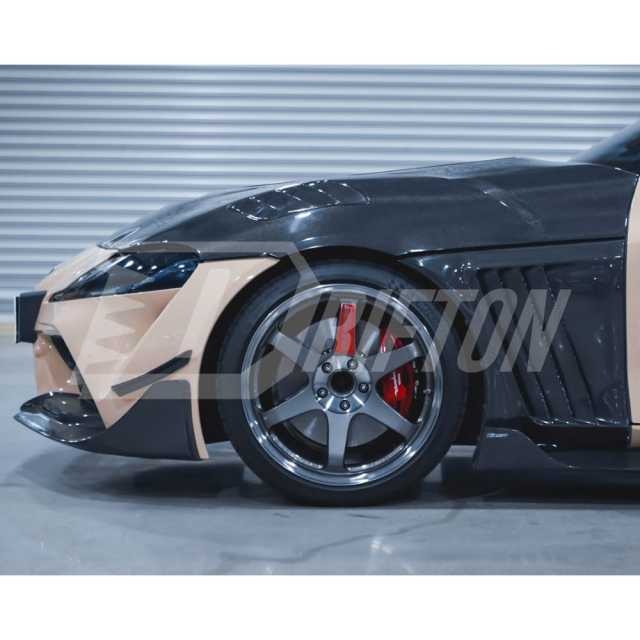 CMST Style Carbon Fiber Glass Transparent Hood For Toyota Supra MK5 A90 A91 GR 2019-2024