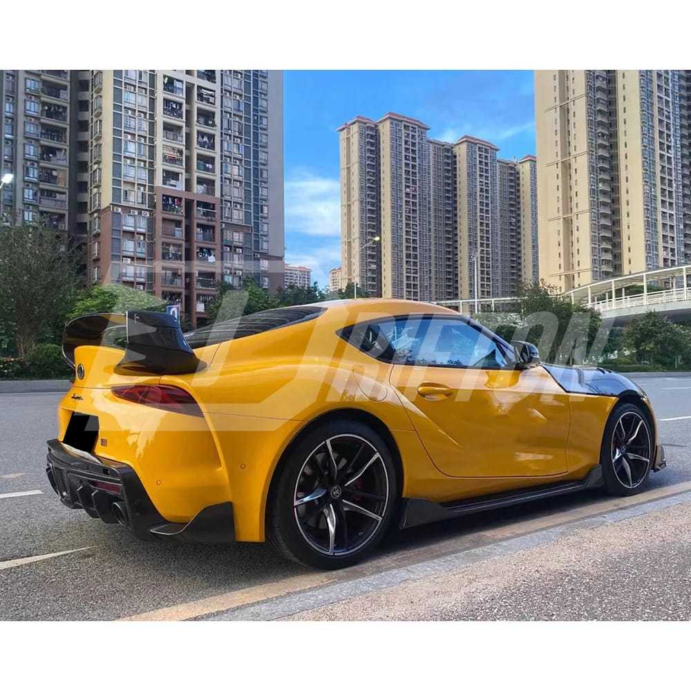 Toms Style Carbon Fiber Rear Diffuser For Toyota Supra MK5 A90 A91 GR 2019-2024