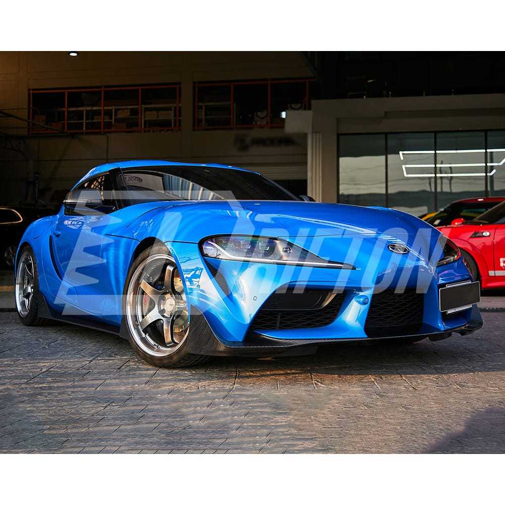 TRD Style Carbon Fiber Front Lip For Toyota Supra MK5 A90 A91 GR 2019-2024