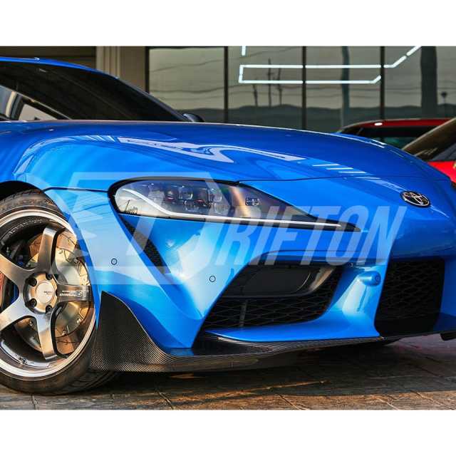 TRD Style Carbon Fiber Front Lip For Toyota Supra MK5 A90 A91 GR 2019-2024