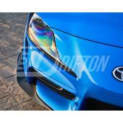 TRD Style Carbon Fiber Front Lip For Toyota Supra MK5 A90 A91 GR 2019-2024