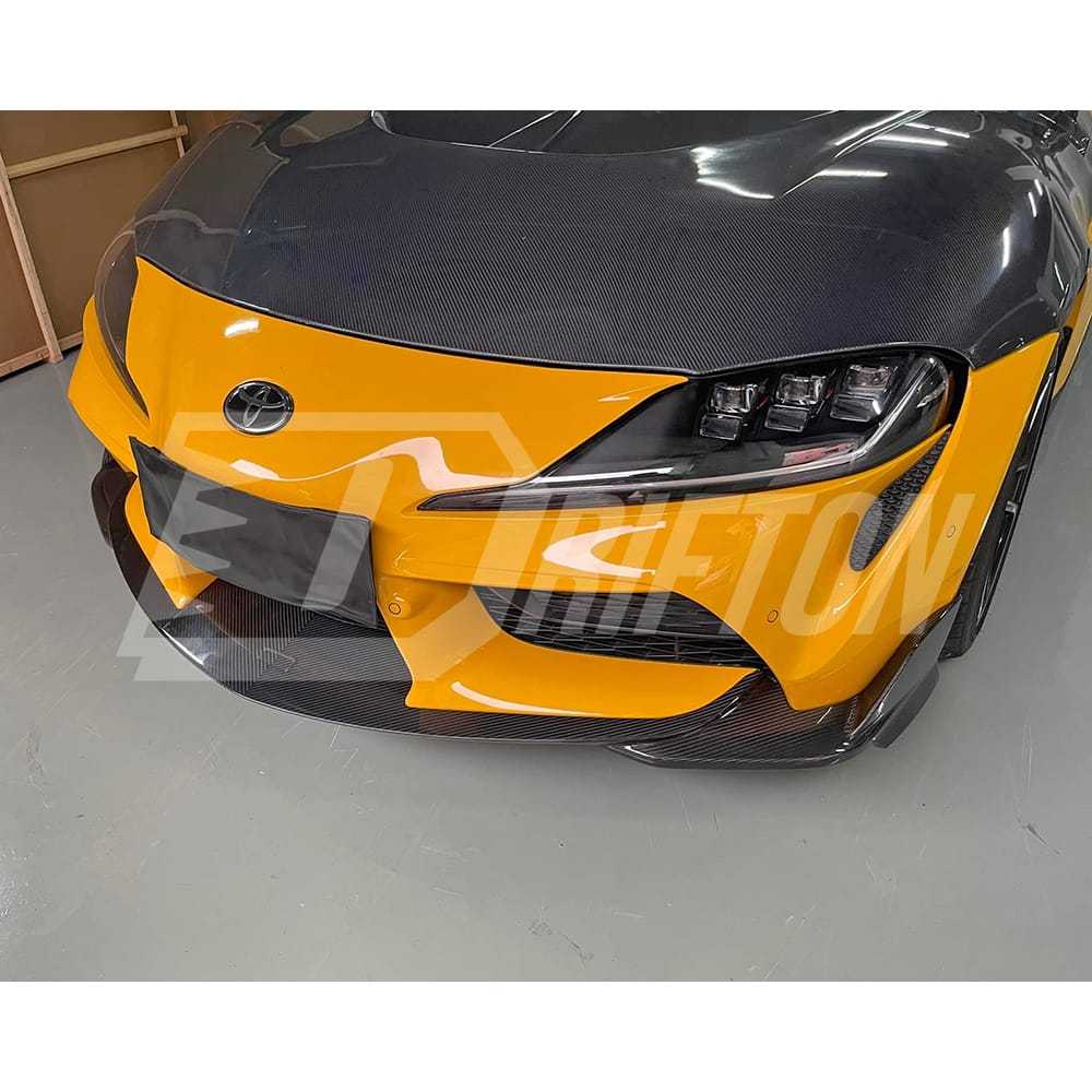 Toms Style Carbon Fiber Front Lip For Toyota Supra MK5 A90 A91 GR 2019-2024