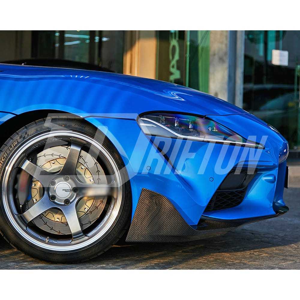 TRD Style Carbon Fiber Front Lip For Toyota Supra MK5 A90 A91 GR 2019-2024