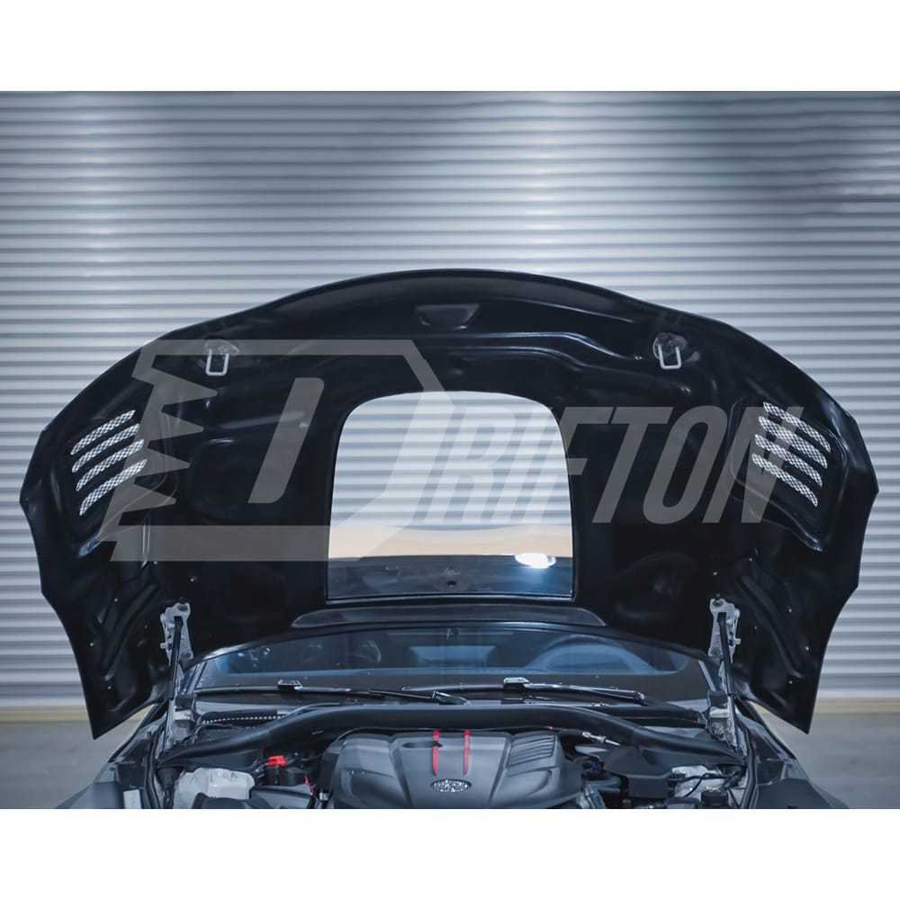 CMST Style Carbon Fiber Glass Transparent Hood For Toyota Supra MK5 A90 A91 GR 2019-2024