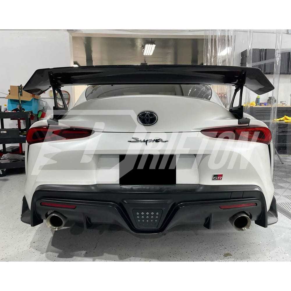 Voltex Style Carbon Fiber GT Rear Rear Spoiler For Toyota Supra MK5 A90 A91 GR 2019-2024