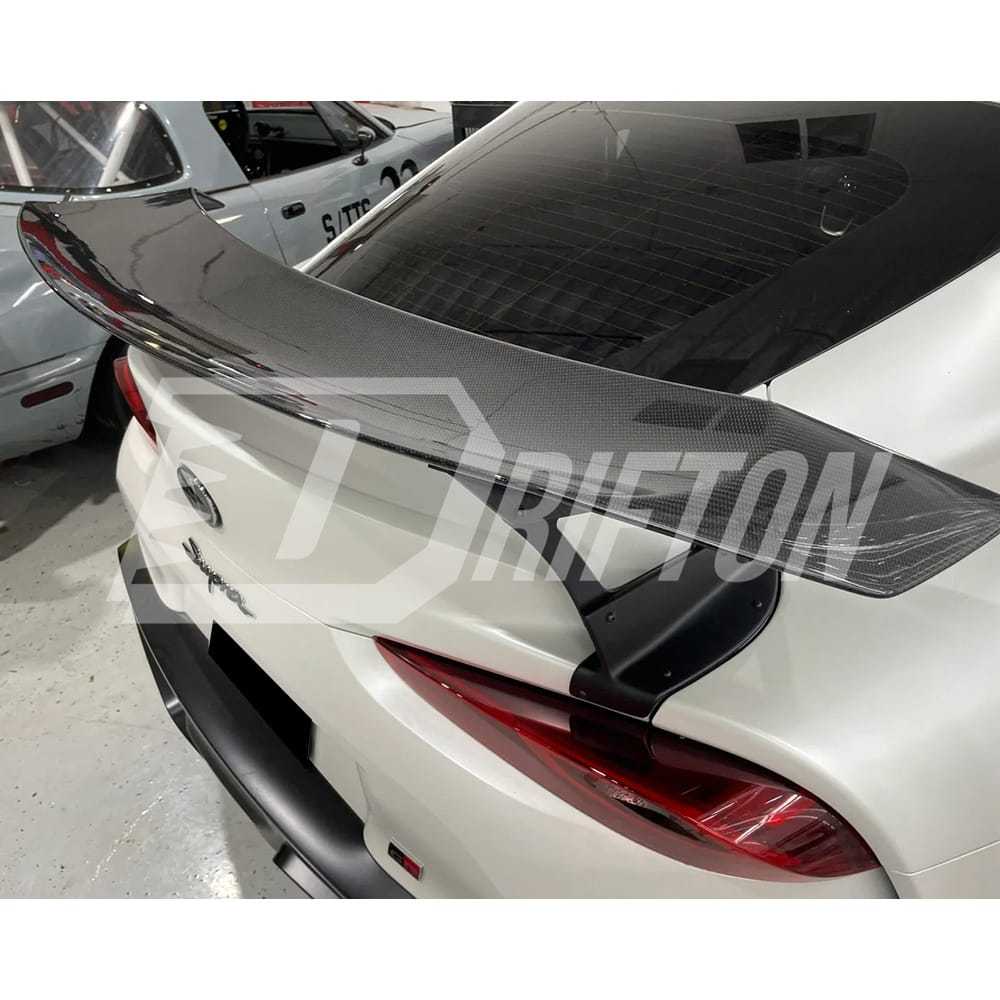 Voltex Style Carbon Fiber GT Rear Rear Spoiler For Toyota Supra MK5 A90 A91 GR 2019-2024