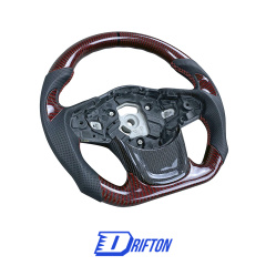 Customize Red Carbon Fiber Steering Wheel For Toyota Supra MK5 A90 A91 GR 2019-2024