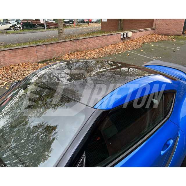 Dry Carbon Fiber Car Roof Skin Cover For Toyota Supra MK5 A90 A91 GR 2019-2024