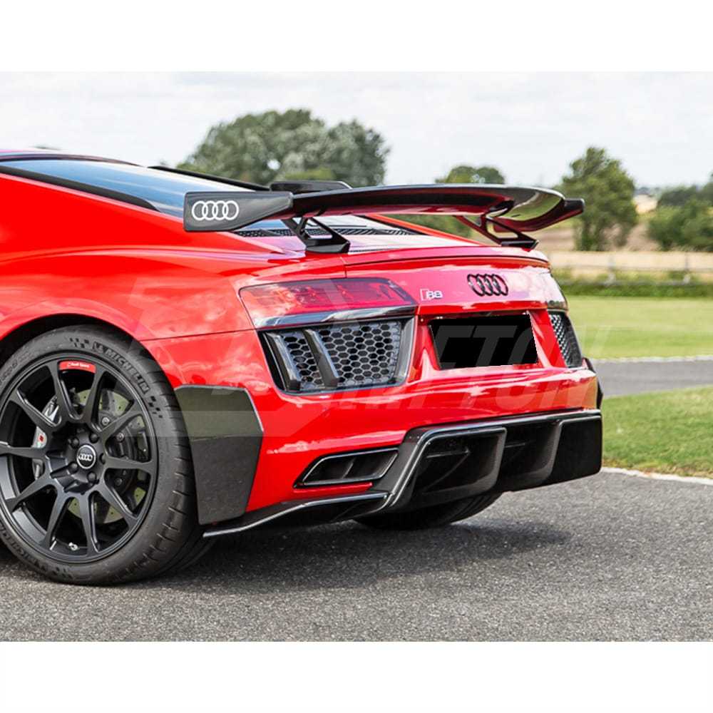 Performance Style Dry Carbon Fiber Rear Diffuser For Audi R8 2016-2019
