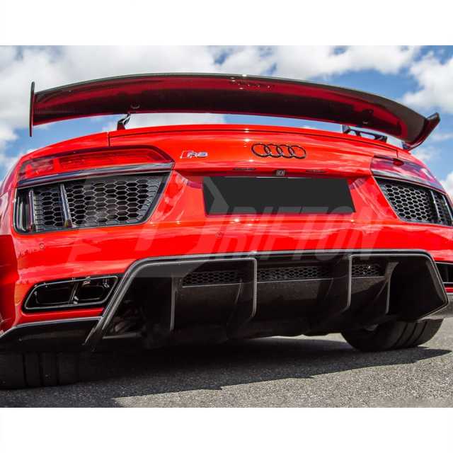 Performance Style Dry Carbon Fiber Rear Spoiler GT Wing For Audi R8 2016-2024