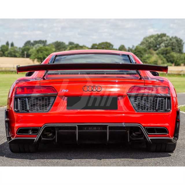 Performance Style Dry Carbon Fiber Rear Spoiler GT Wing For Audi R8 2016-2024