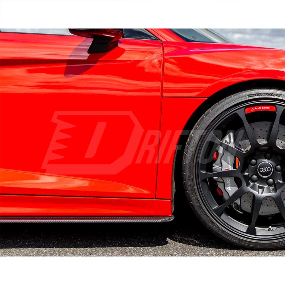 Performance Style Dry Carbon Fiber Side Skirt For Audi R8 2016-2019