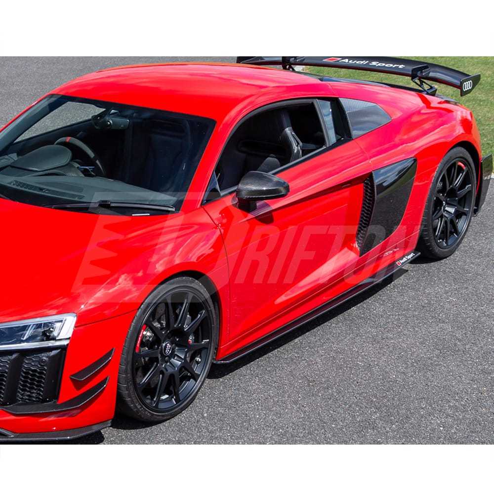 Performance Style Dry Carbon Fiber Side Skirt For Audi R8 2016-2019