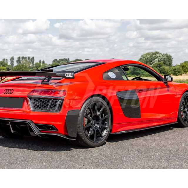 Performance Style Dry Carbon Fiber Side Skirt For Audi R8 2016-2019