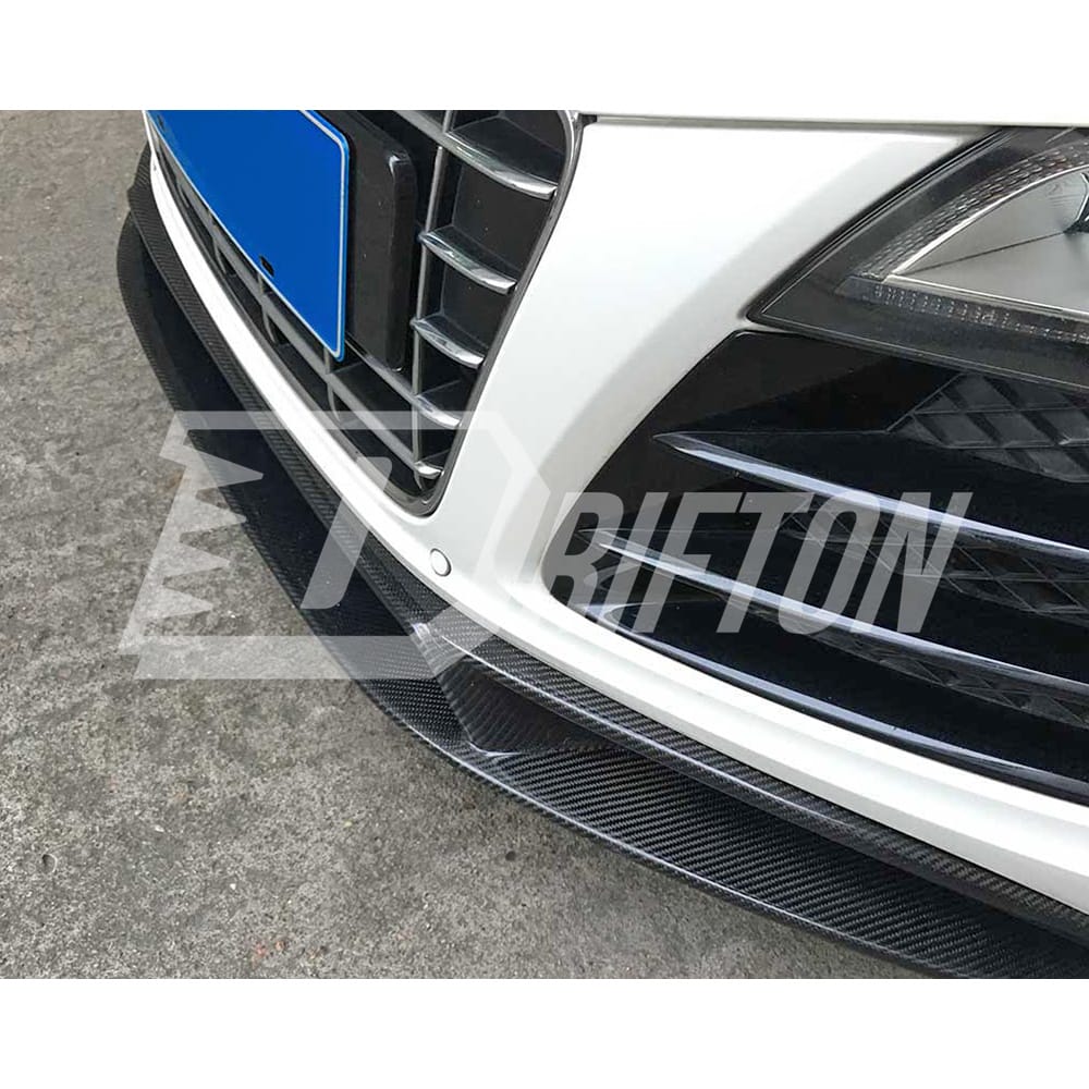 OKing Style Carbon Fiber Front Lip For Audi R8 2007-2015