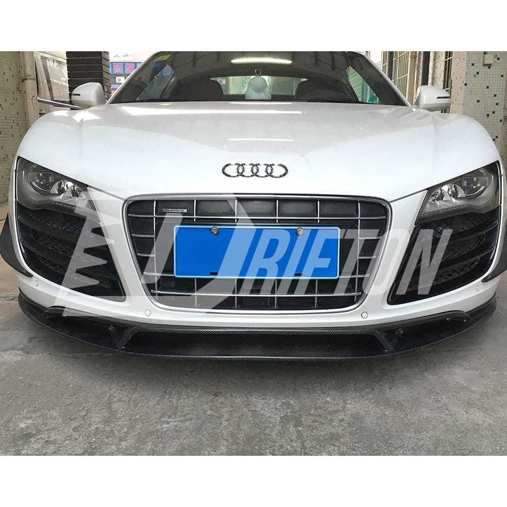 Drifton Style Carbon Fiber Front Lip For Audi R8 2007-2015