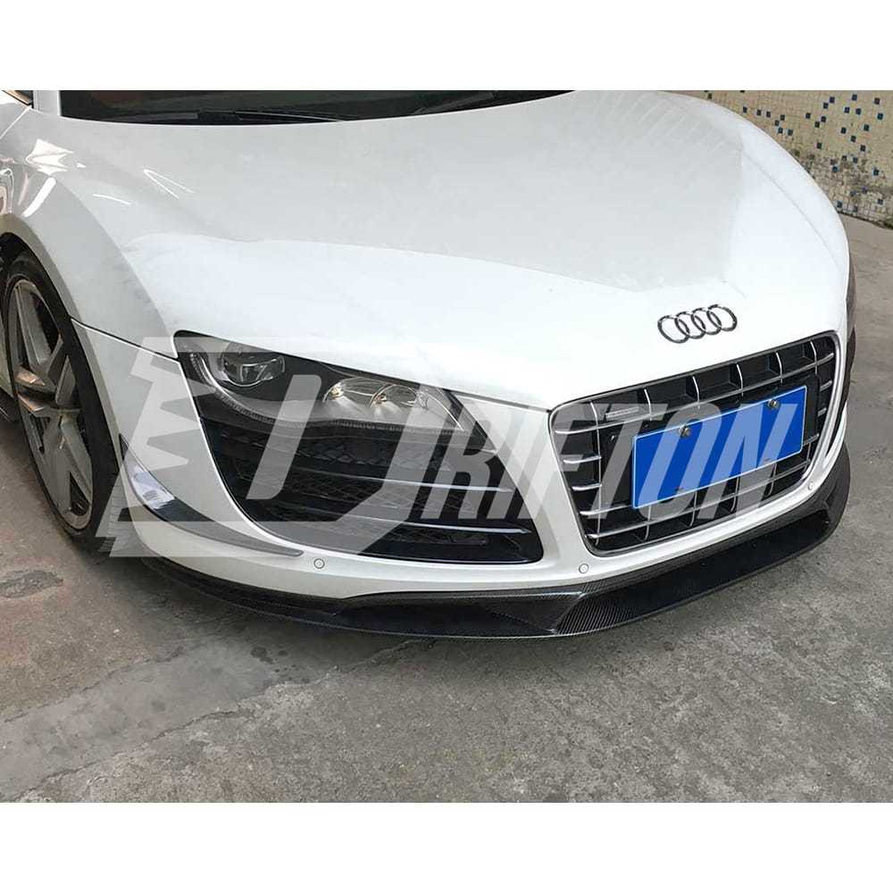 Drifton Style Carbon Fiber Front Lip For Audi R8 2007-2015