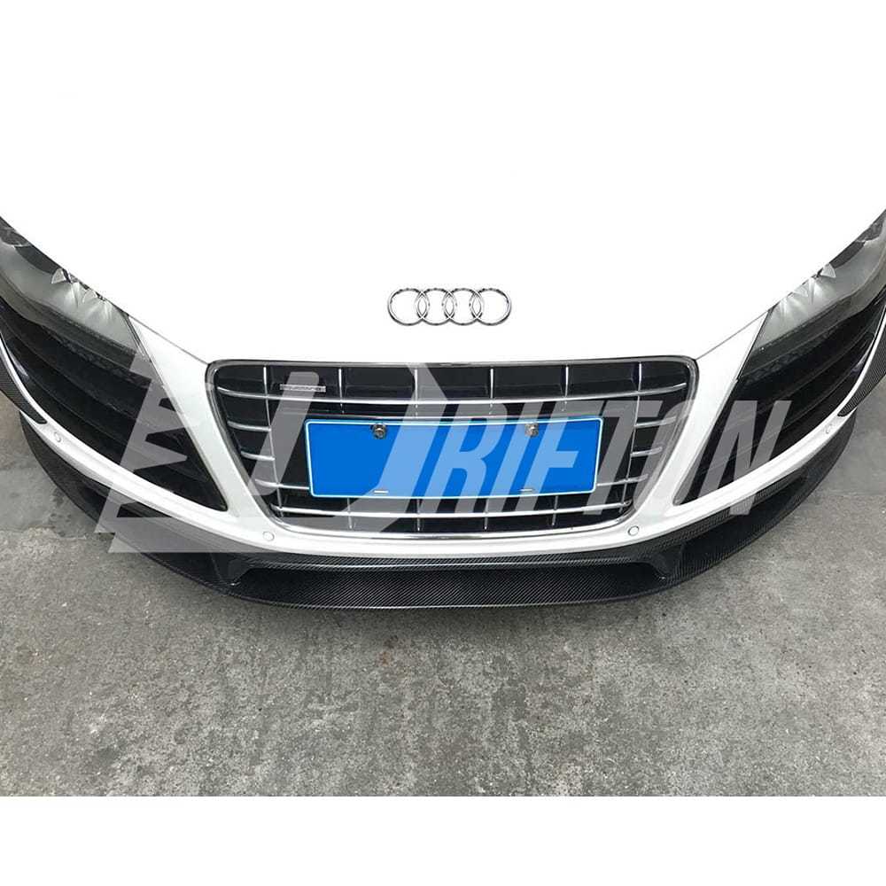 Drifton Style Carbon Fiber Front Lip For Audi R8 2007-2015