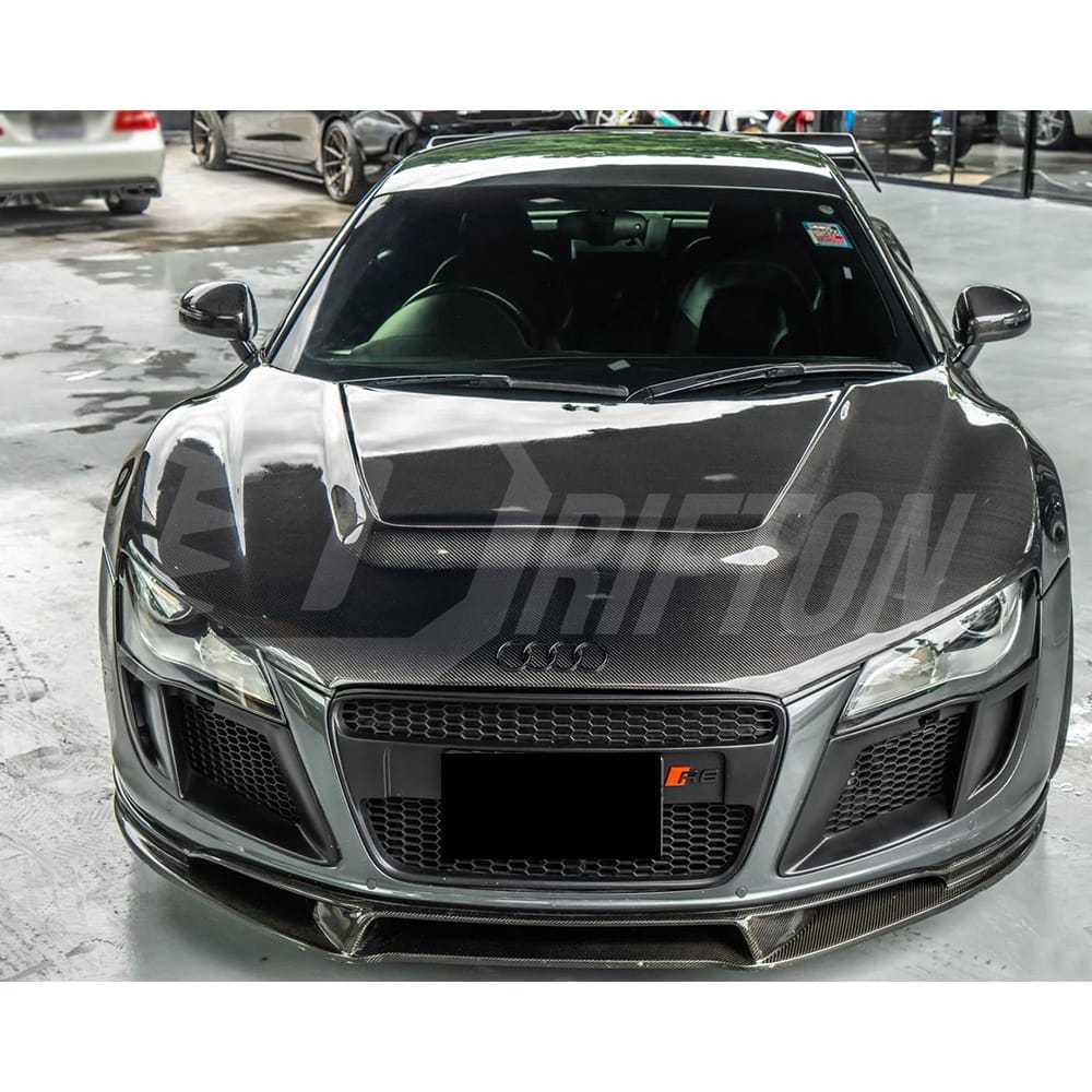 PPI Style Carbon Fiber Hood For Audi R8 2007-2015