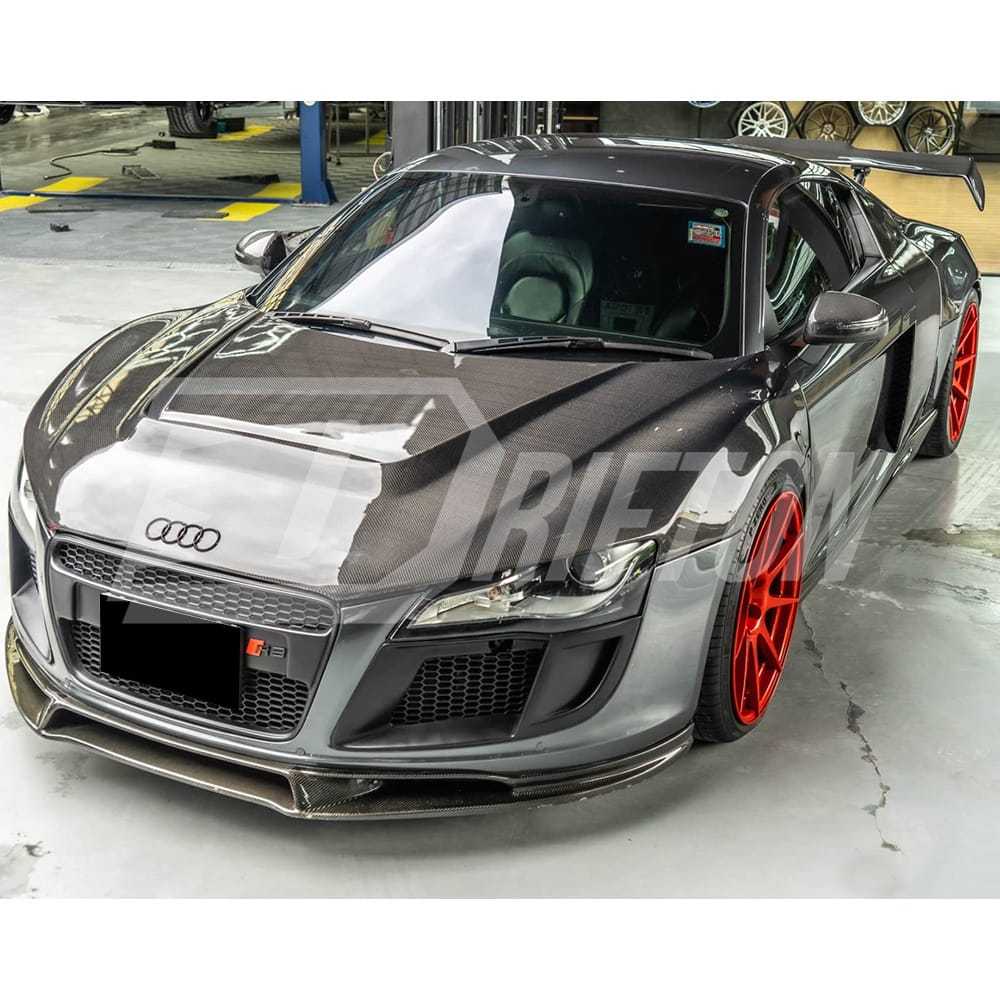 PPI Style Carbon Fiber Hood For Audi R8 2007-2015