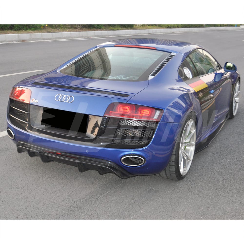 CMST Style Carbon Fiber Rear Diffuser For Audi R8 V8 V10 2007-2015