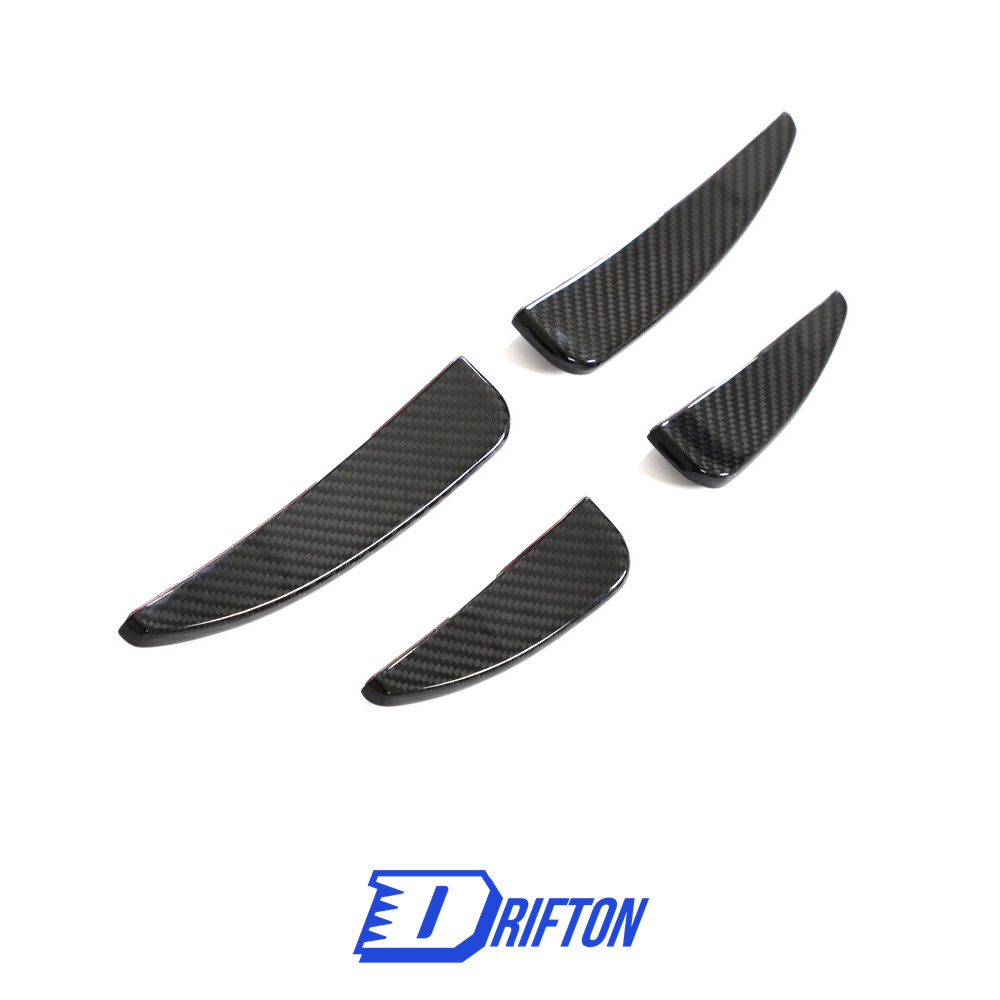 Capristo Style Dry Carbon Fiber Front Canards For Audi R8 2020-2024