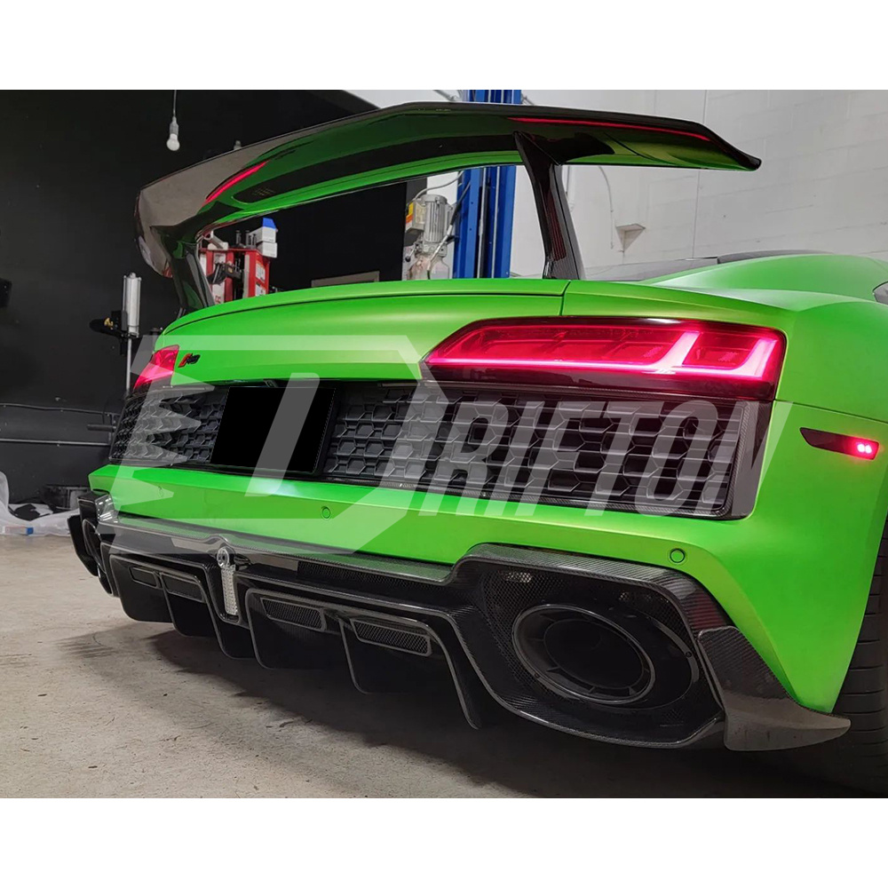 Capristo Style Dry Carbon Fiber Front Canards For Audi R8 2020-2024