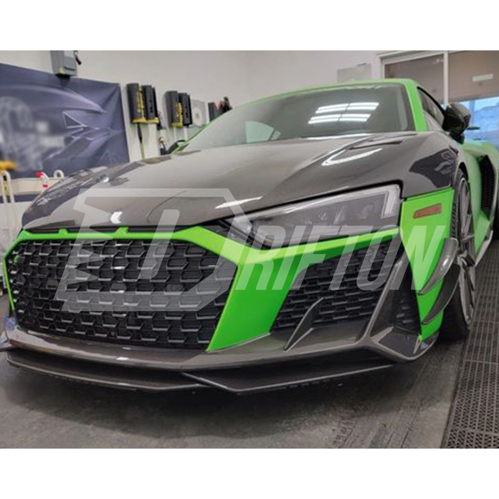 Capristo Style Dry Carbon Fiber Front Canards For Audi R8 2020-2024