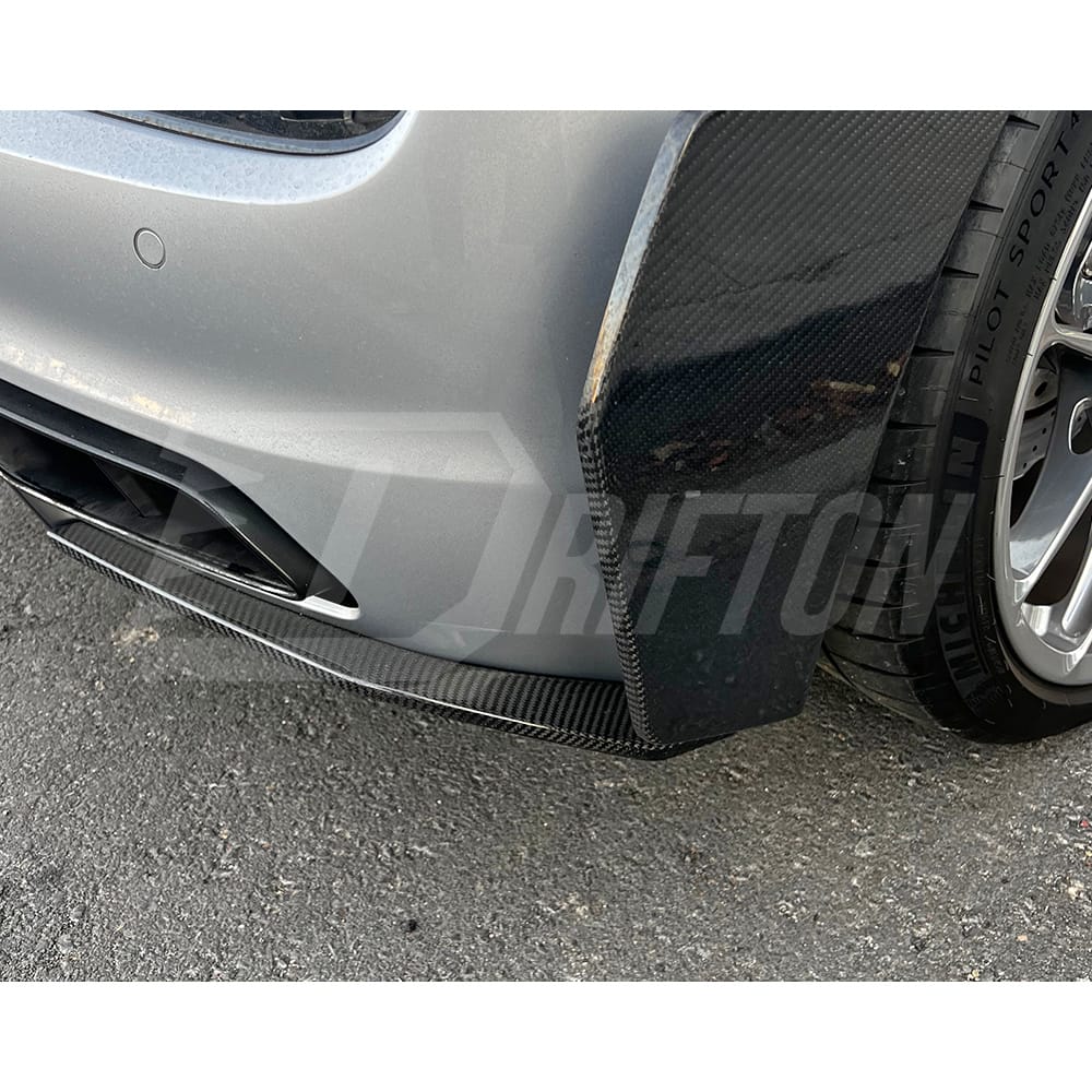 Carbon Fiber Rear Bumper Side Vent Spats For Audi R8 V10 2016-2019