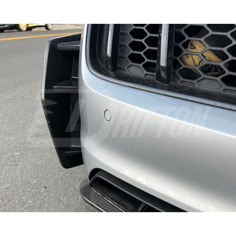 Carbon Fiber Rear Bumper Side Vent Spats For Audi R8 V10 2016-2019