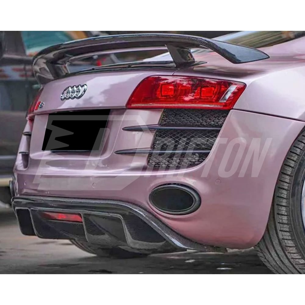 Carbon Fiber Rear Diffuser For Audi R8 V10 2007-2015