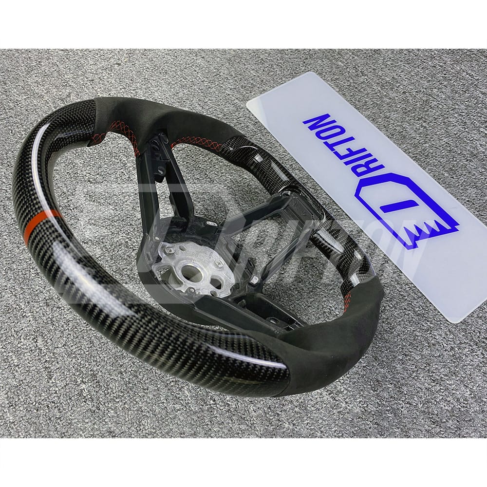 Customize Carbon Fiber Alcantara Steering Wheel For Audi R8 2016-2024