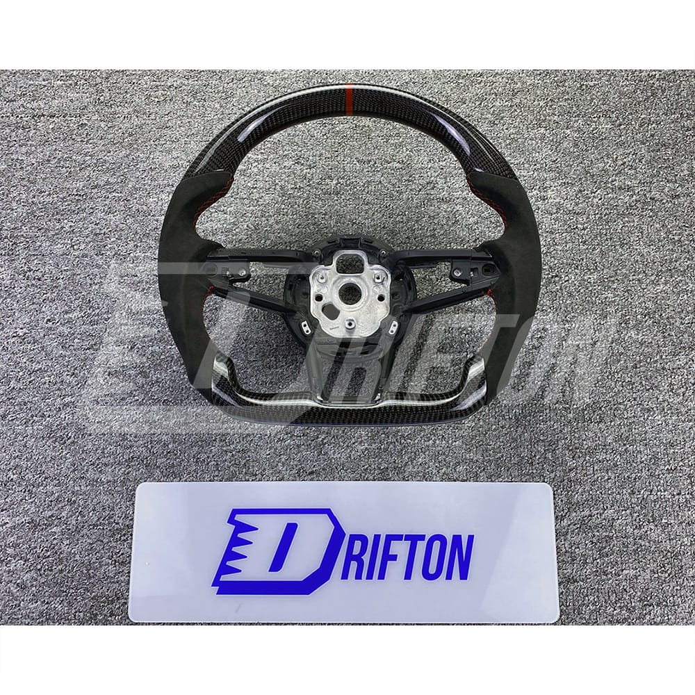 Customize Carbon Fiber Alcantara Steering Wheel For Audi R8 2016-2024