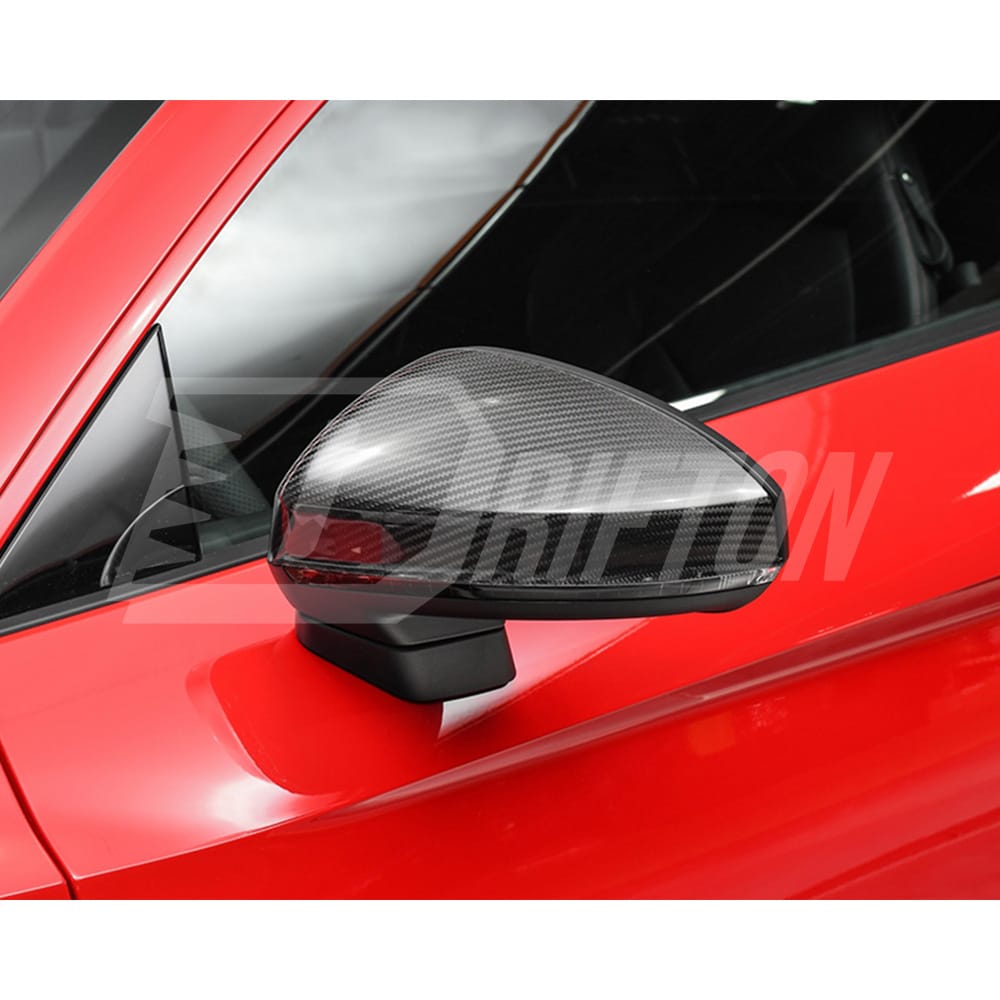Dry Carbon Fiber Replacement Mirror Cover For Audi R8 2016-2024