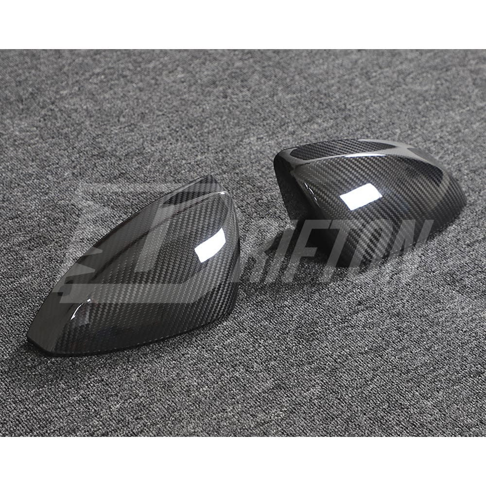 Dry Carbon Fiber Replacement Mirror Cover For Audi R8 2016-2024