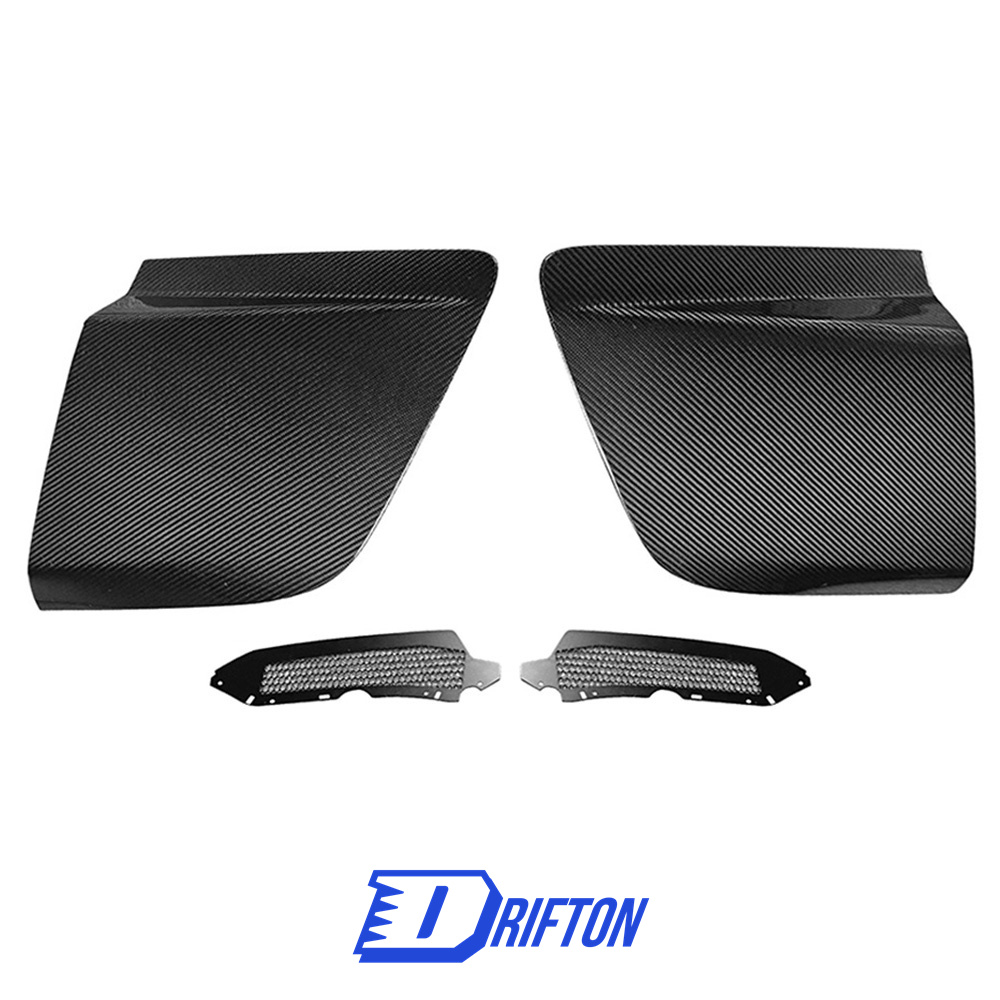GT4 LMS Style Dry Carbon Fiber Side Blade For Audi R8 2016-2024